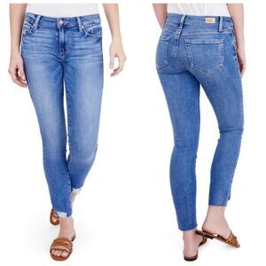Paige Jeans Verdugo Ankle Jeans Bella Blu Distressed Hem 30